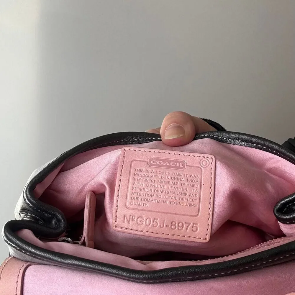 Coach Women's Grey and Silver Bag
